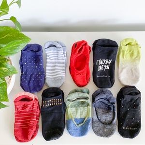 Pure Barre socks (batch of 11 pairs)